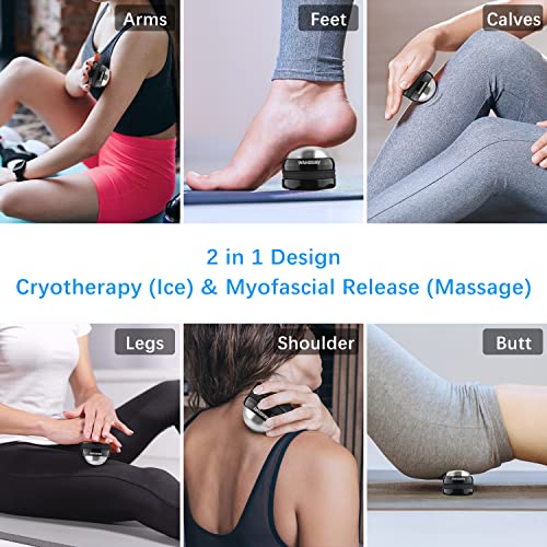 Ice Roller Ball, Cryosphere Cold Massage Roller Ball, Hot/Cold Therapy, Myofascial Release, Muscle Recovery, Trigger Point...