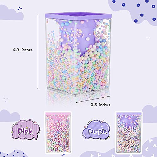 Zonon 2 Pieces Bubble Pen Holder for Desk Cute Makeup Brush Organizer & Pencil Holder with a Playful Sphere Design, Kawaii...