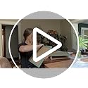 Muzilife 8x10 Wood Picture Frame with Real Glass Cover, Blue Photo Frame Display Pictures 5x7 with Mat or 8x10 Without Ma...