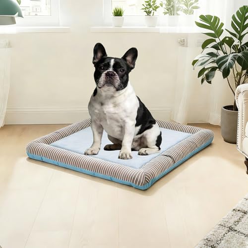RPGT Summer Pet Self Cooling Mat No Electricity Required Kennel Bed Pad 18"x 22" Sleeping Mat Keeps Dogs and Cats Cool Ide...