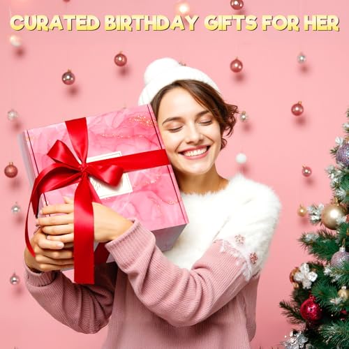Birthday Gifts for Women, Gift Baskets for Women, Relaxing Spa Gift Baskets Self Care Birthday Box, Unique Birthday Gift S...