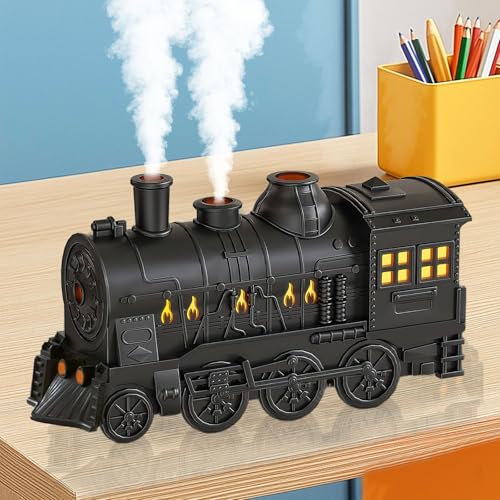 Train Diffusers for Essential Oils,300ml Magic Train Diffuser, Large Room Remote Control Aromatherapy Diffuser, Ultrasonic...