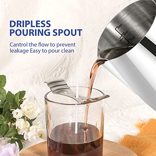 SAEUYVB Candle Making kit with Hot Plate,Candle Making Supplies,Candle Making Kit for Beginners with Melting Pot,Stirring ...