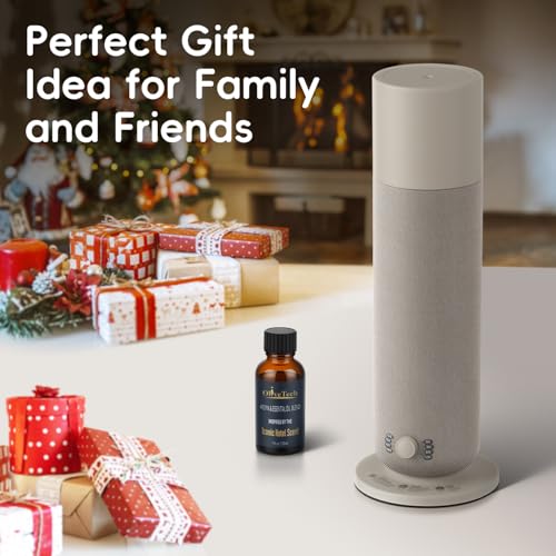 Waterless Diffuser with Fabric-Wrapped Design, OliveTech Cold Air Scent Diffusers for Home & Office, Hotel Collection Diff...