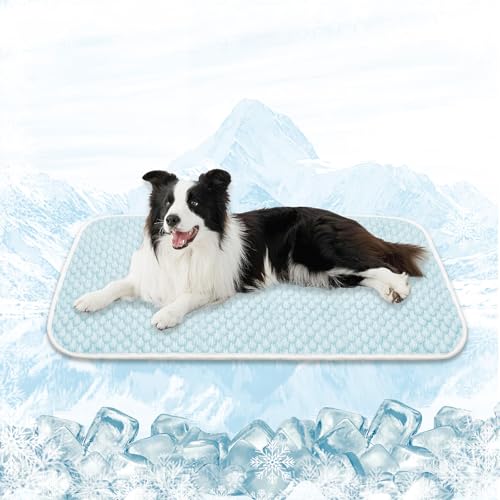 MICROCOSMOS Pet Cooling Mat & Sleeping Pad- Breathable Bubble Surface, EZ Clean. Keep Cooling for Pets, Kids and Adults in...
