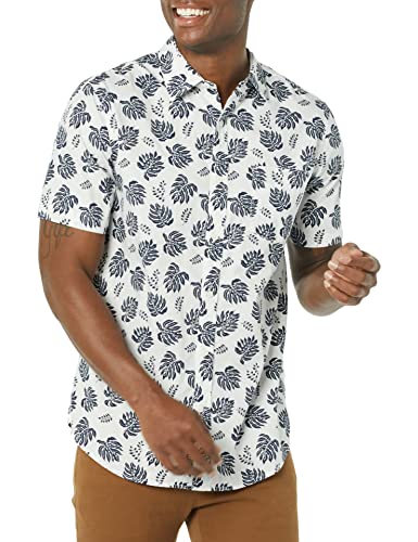 Amazon Essentials Men's Slim-Fit Short-Sleeve Poplin Shirt