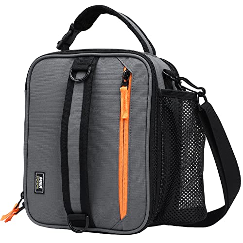MIER Expandable Lunch Bag Insulated Lunch Box for Men to Work Travel Portable Lunchbox Bags with Shoulder Strap and Water ...