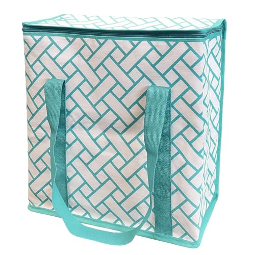 DURASACK Medium Insulated Food Delivery Bag – 13"x7"x13" Reusable Thermal Tote for Hot & Cold Meals – Portable, Foldable M...