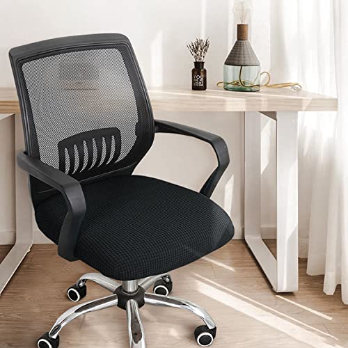 Yikko Office Chair Covers, Elastic Stretch Computer Chair Seat Slipcovers Super Fit Anti-dust Desk Seat Cover Spandex Remo...