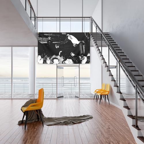 BYADKOA- Playboi Carti Die Lit Album Cover Flag Banner Aesthetic Decorative Durable Man Cave Wall tapestry with 4 Brass Gr...
