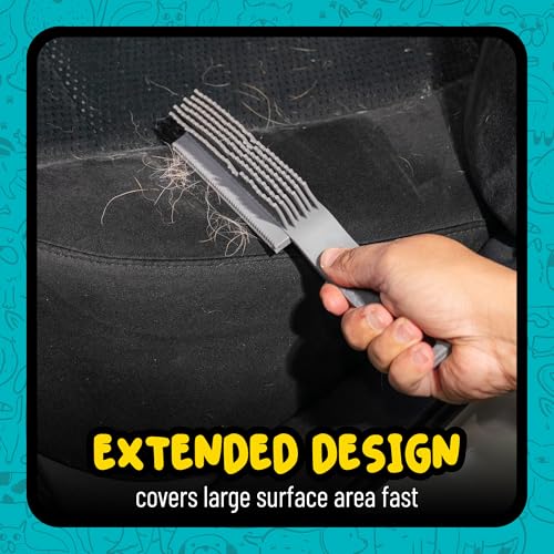Chemical Guys Professional Rubber Pet Hair Removal Brush – Multi Surface Detailing & Pet Hair Removal Tool for Cars, Truck...