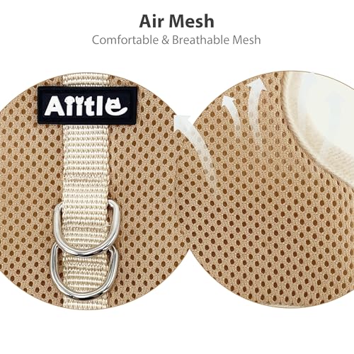 AIITLE Breathable Bunny Harness and Leash Set, Adjustable Straps & Magic Tape Design, Comfort Fit Vest for Puppies, Cats, ...