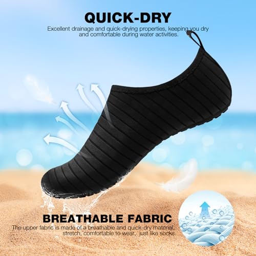 SIMARI Water Shoes Women Men Aqua Socks Beach Barefoot Quick Drying Aqua Aerobics Swim Pool Non Slip Outdoor Travel Essent...