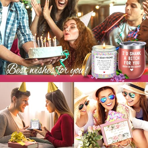 Birthday Gifts for Women Best Friends,Friendship Gifts for Women Her BFF Female Friends Bestie Sister Gift Basket from Sis...