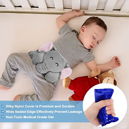 Baby Colic and Gas Relief - Heigoeost Heated Tummy Wrap for Newborns Belly Relief by Soothing Warmth, Baby Heating Pad Swa...