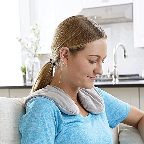 Carex Lavender Neck Wrap Microwavable for Stress Relief - Weighted Microwavable Heating Pad for Neck and Shoulders, Lavend...