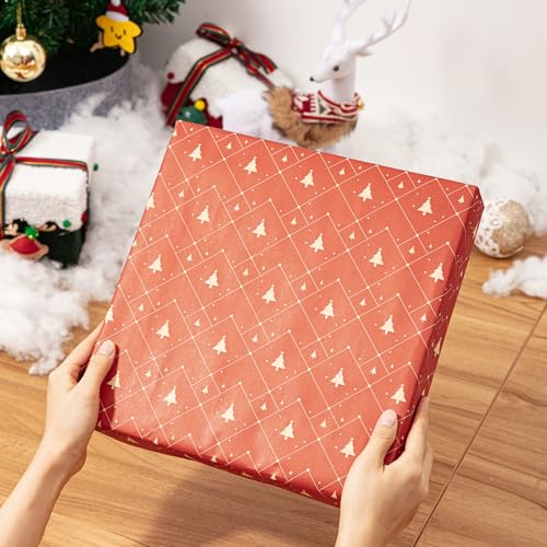 Mefleet 12x12x2 Inches Large Gift Boxes with Lids 10 Pack Flat Square Shirt Clothes Scarf Box for Christmas Presents, Holi...
