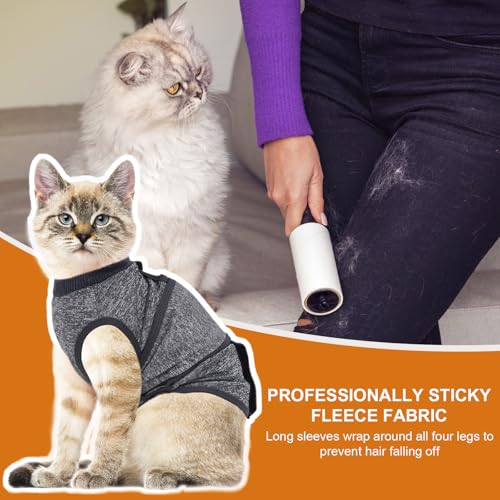 SoeKoa Cat Anxiety Jacket, Anxiety Vest for Cats, Jackets for Cats Only, Self-Adhesive Adjustable Pet Cat Calming Wrap Shi...