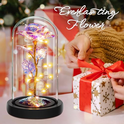 Childom Mothers Day Mom Gifts for Mom,Birthday Gifts for Women Moms Grandma,Flowers for Delivery Prime,Colorful Light Up R...