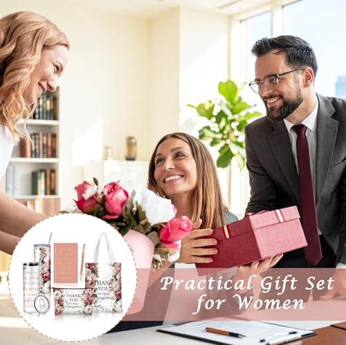 Wiwiqing 6 Pcs Employee Appreciation Gifts for Women, Thank You Gift Set for Coworker, Staff, Teacher, Nurse, Team Recogni...