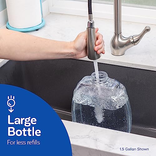 Petmate Pet Cafe Cat and Dog Water Dispenser - Water Bowl for Cats and Dogs, USA Made, 1.5 GAL, Pearl Ash Blue