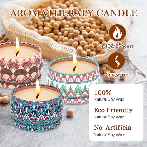 Scented Candles Gifts Set of 3, Soy Wax Gift Set Candle for Home Scented,Birthday Gifts, Christmas, Anniversary, Valentin...