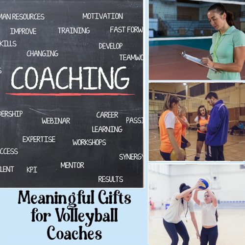Infinity Collection Volleyball Coach Keychain, Stainless Steel Key Chain, Coach Gifts