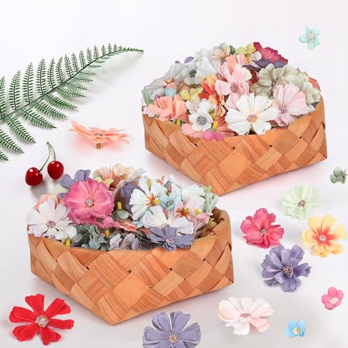FOIMAS 150pcs Mini Faux Flower for Crafts,Artificial Flower Heads Daisy Peony Flower Decor for Craft Garland Wedding Home ...