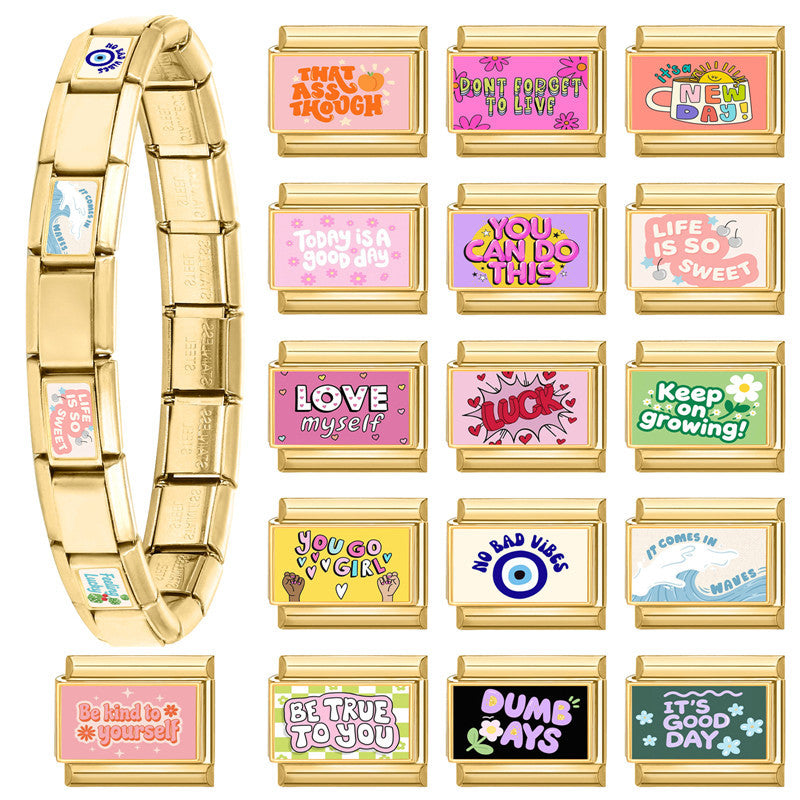 Italian Charm Stretchy Geometric Style Multi Functional Accessories
