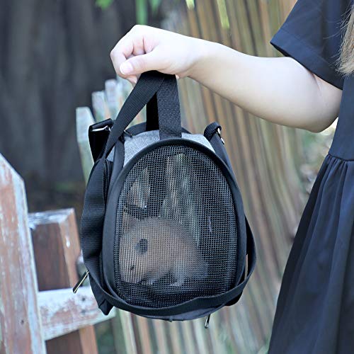 Petsfit Hamster Carrier Small Animal Bag for Sugar Glider,Hedgehog,Tortoise,Teacup Dogs,Baby Guinea Pig - Lightweigh Carri...