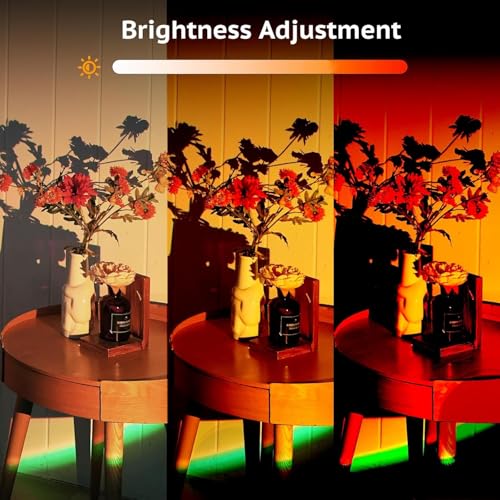 Molemyn Sunset Lamp Projector with APP Control - 21 Color Changing LED Sunset Light, 180° Adjustable for Photography, Bedr...