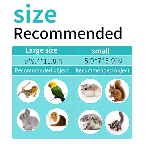 Ioview Guinea Pig Carrier Travel Small Animal Carrier Bag Lizard Bird Rabbit Carrier Cage Squirrel Breathable Bag Portable...