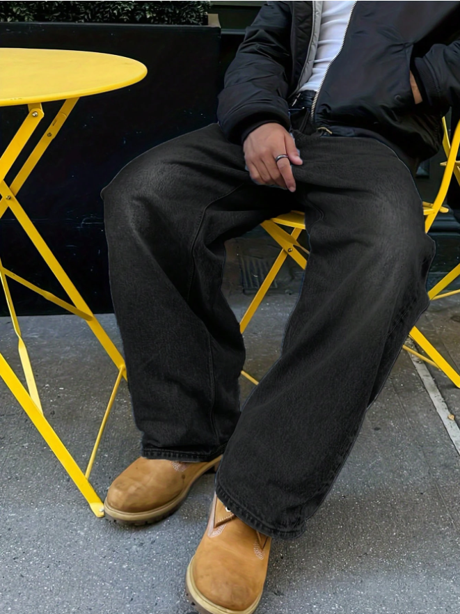 K-Label Stretch-free Straight-leg Pants
