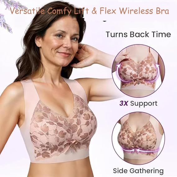 Versatile Comfy Lift & Flex Wireless Bra for Seniors Women, Comfort Seamless Sports Bra with Support, Anti-Sagging