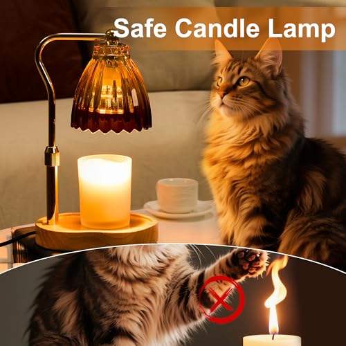Candle Warmer Lamp with Timer Dimmable, Lamp Candle Warmer for Jar Candles，Birthday Gifts for Women Mom, House Warming Gif...