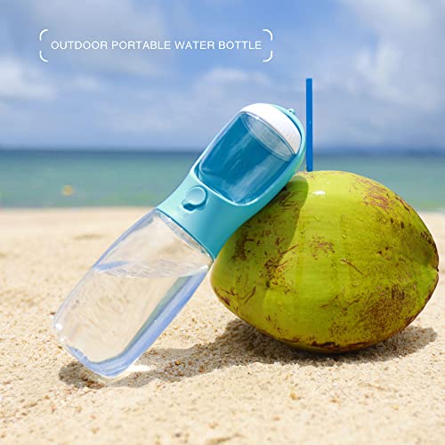AVELORA Dog Water Bottle with Food Container, Portable Leak Proof Pet Water Dispenser for Walking Hiking Travel, Puppy Ess...