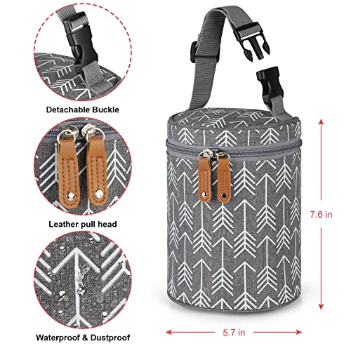 Accmor Breastmilk Cooler Bag, Insulated Baby Bottle Cooler Tote Bags for Nursing Mom Daycare