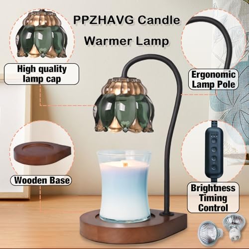 PPZHAVG Candle Warmer Lamp Birthday Gifts for Women Mom, Mothers Day Gifts, Compatible with All Jar Candles, Wax Melt for ...