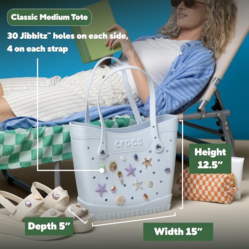 Crocs Classic Medium Tote Bag | Durable | Washable | Waterproof