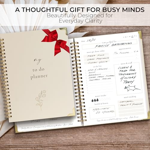 Beautiful To Do List Notebook - Aesthetic Daily Planner to Easily Organize Your Tasks And Boost Productivity - Stylish Und...
