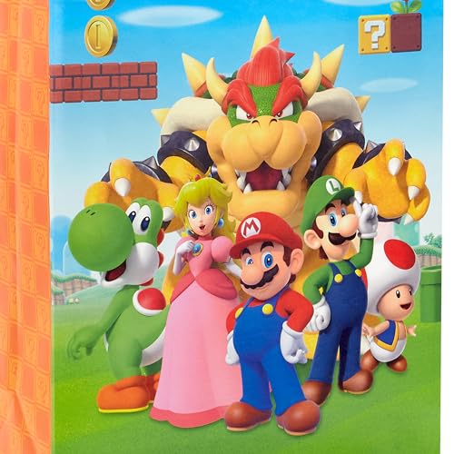 Hallmark Nintendo Super Mario Brothers Gift Bags (1 Large, 1 Extra Large) Luigi, Princess, Yoshi, Toad