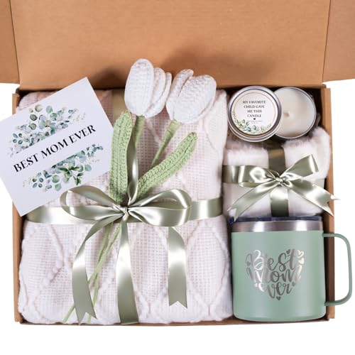 Mothers Day Gifts for Mom from Daughter Son Child, Mother Day Gift Basket for Stepmom, Mother-in-Law, Best Mom Ever Gift B...