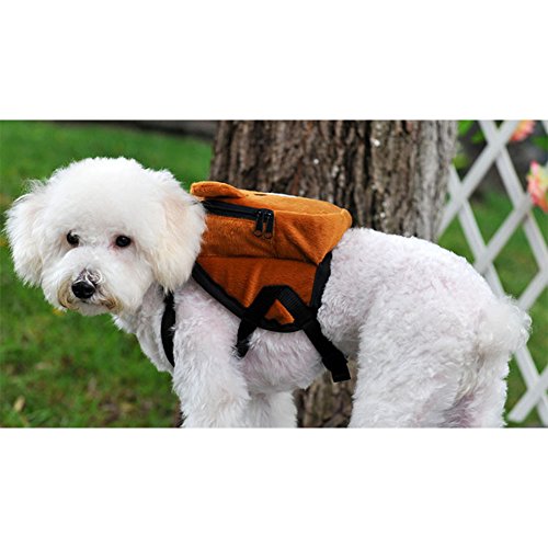 Pet Backpack, Cute Dog Backpack with Adjustable Straps for Small Dogs Cats. Dog Saddle Bags for Outdoor Travel Hiking