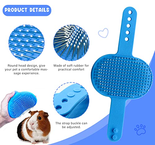 Crafterlife Pet Grooming Kit with Slicker Brush Bath Massage Glove Brush Pet Shedding Comb Nail Clipper Trimmer 6 Piece Se...