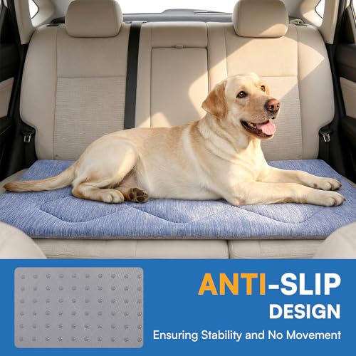 Queenmore Dog Cooling Mat, Cool Dog Mat, Portable Flat Pet Pads for Dogs, Materials Safe, Washable Non-Slip Cooling Pet Pa...