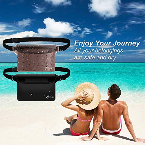AiRunTech Waterproof Fanny Pack,Phone Pouch Dry Bag for Passport Wallet Purse,Floating Waterproof Bags for Travel Beach Sw...