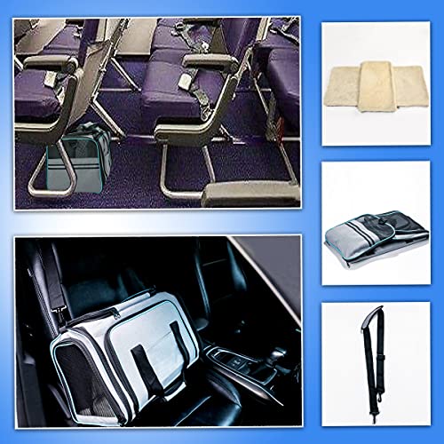 Cat Dog Carrier - Airline Approved Expandable Soft-Sided Pet Carrier with Removable Fleece Pad and Pockets, for Cats/Puppy...