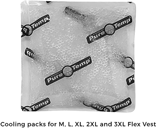 Glacier Tek Flex Cool Vest with Nontoxic Cooling Packs