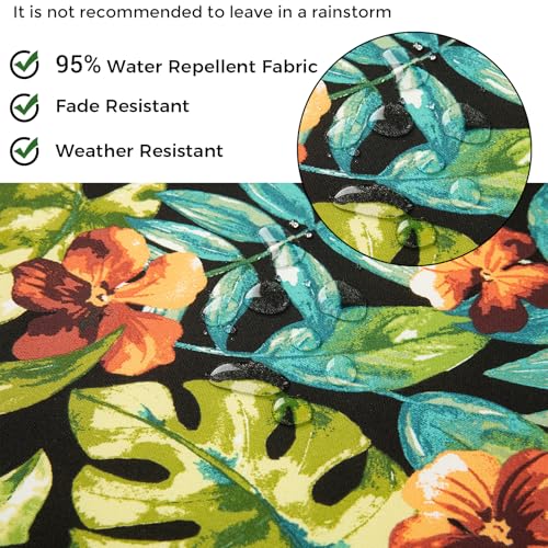 IN4 Care Patio Bench Cushion Covers for Outdoor Furniture with Ties,Water Resistant Loveseat/Settee Cushion Slipcover 42x1...