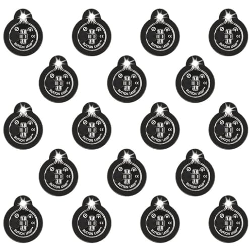 Panther Vision Button LAMP Adhesive LEDs Light Package - Lightweight, Ultra Small, Ultra Bright LED Utility Lights (18 Pack)